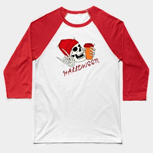 Skull Halloween lover Baseball T-Shirt